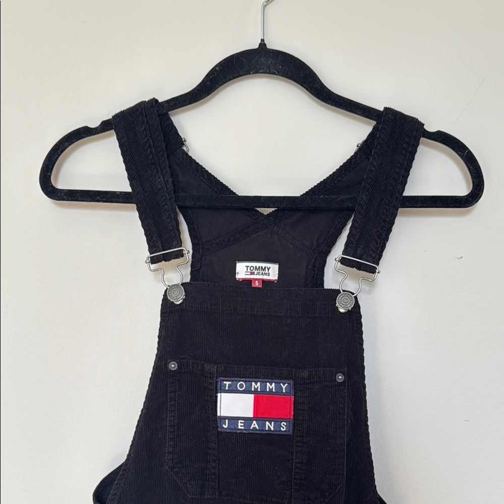 Tommy Hilfiger Corduroy Overalls Mini Dress